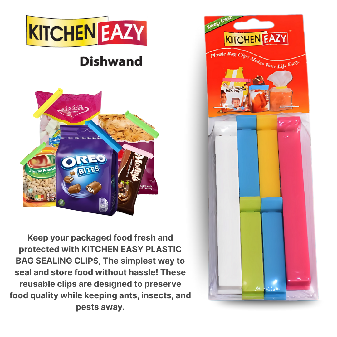 Kitchen Easy Plastic Bag Sealing Clips - Image 2