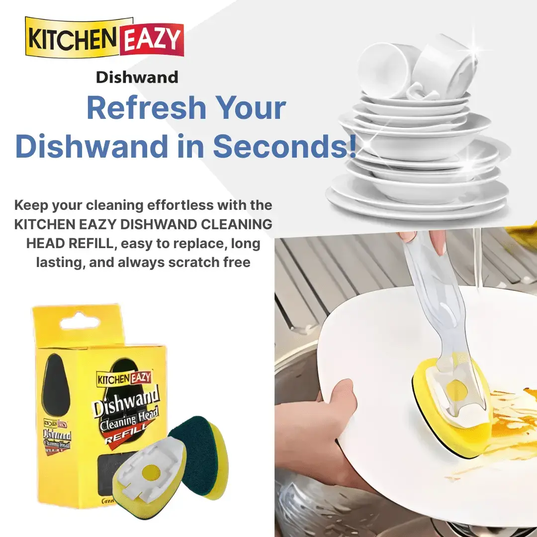Kitchen Eazy Dishwand Cleaning Head Refill Sponge - Image 2